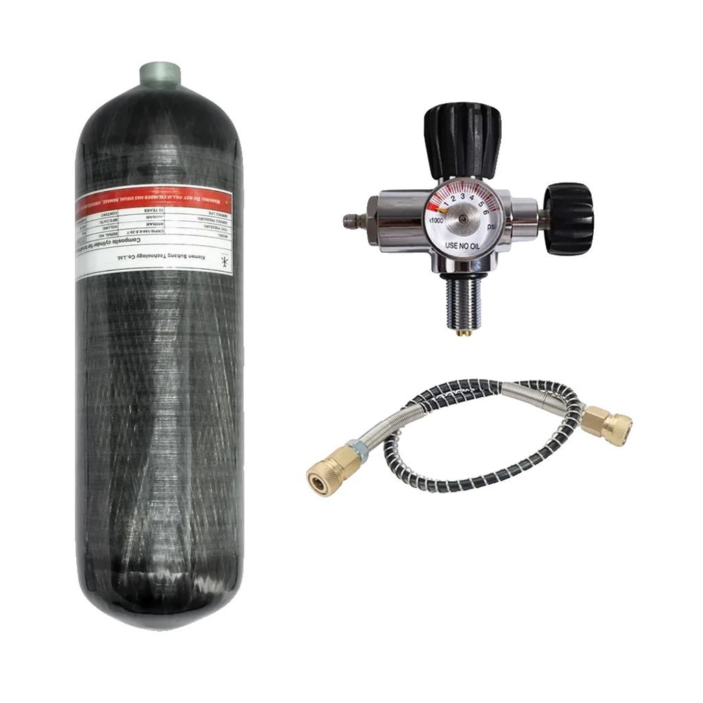TUXING 4500psi láhev z uhlíkových vláken, objem 6,8 l, Obrázek produktu 
