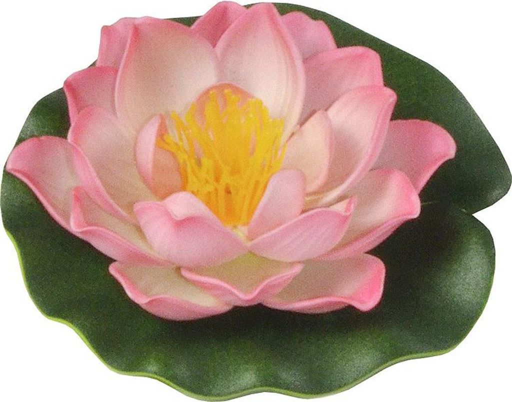 Künstliche Seerosen, 18cm, rosa (001122-00) Produktbild 