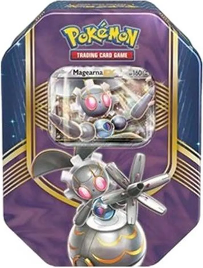 Pokémon Battle Heart Tin Magearna EX : Carte Brillante et Boîte de Stockage