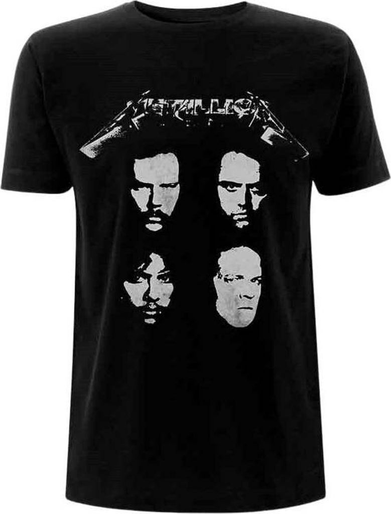 Metallica 4 Faces Black L T-shirt Immagine del prodotto 