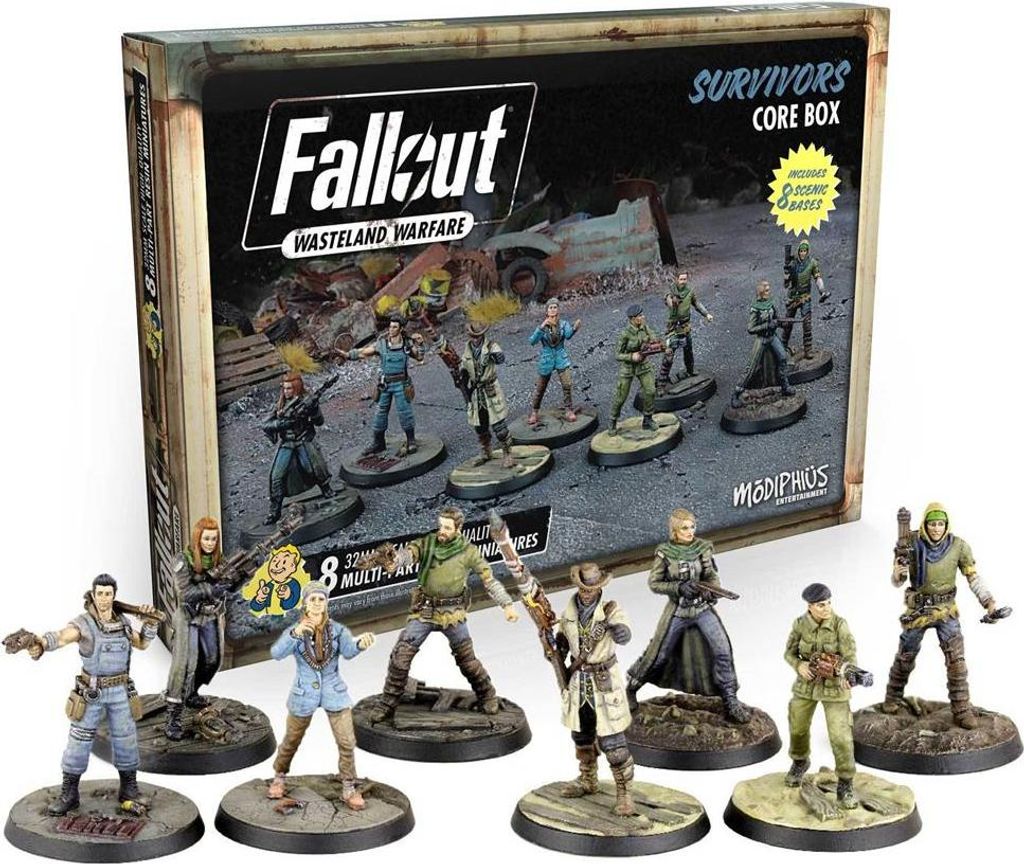 Fallout Survivors Core Box - Miniaturenspiel - ENG Edition Zdjęcie produktu 