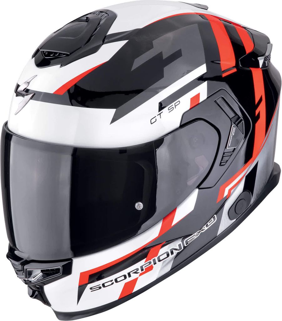 Scorpion Exo-GT SP Air Tornado Integralhelm Schwarz / Rot L