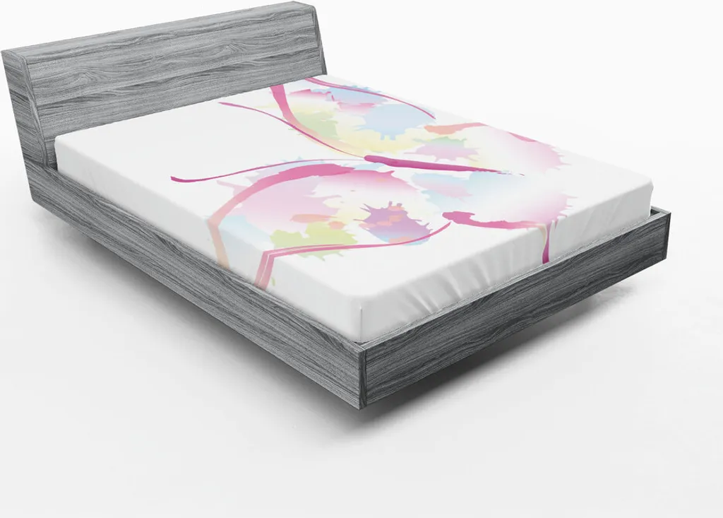 Lenzuolo Angoli 180x200 Farfalle ABAKUHAUS - Facile Stiratura