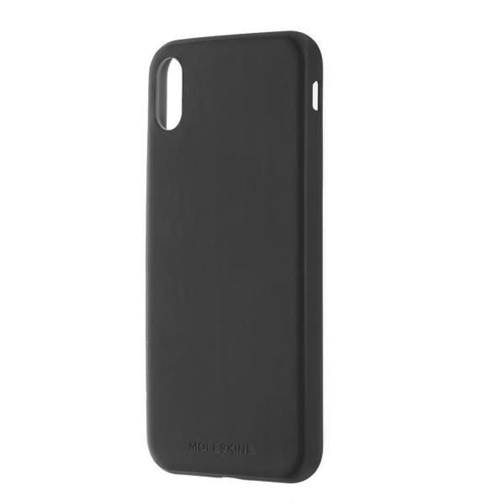 Moleskine Klassisches Soft-Touch Hartschalenetui für iPhone XS Max, Schwarz