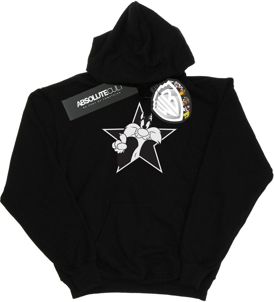 Looney Tunes - Kapuzenpullover für Herren BI13150 (L) (Schwarz)