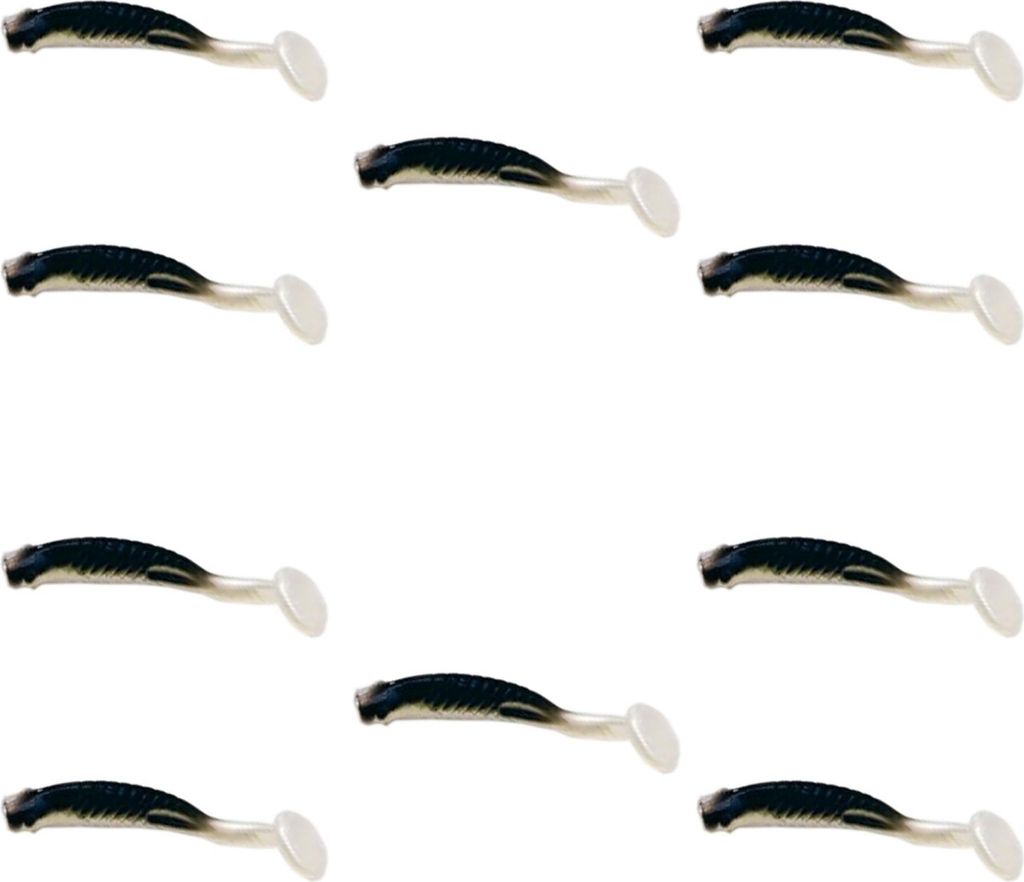 10 Stk Mini Softbaits Gummifische 5 cm