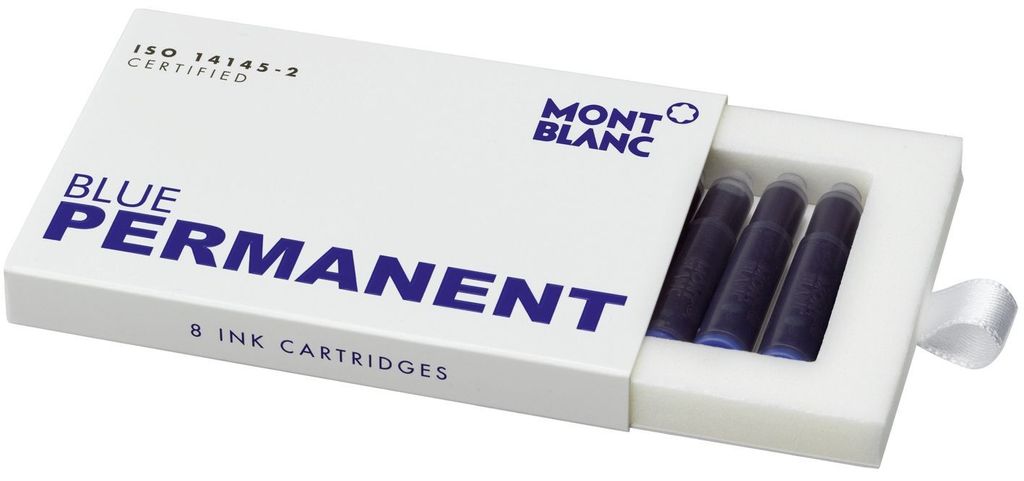 MontBlanc 107758 Tintenpatrone 8 Stück blue