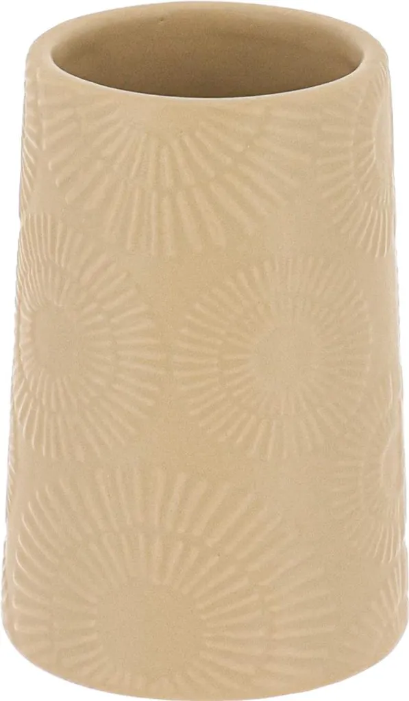 Tazza per Collutorio Tendance Terracotta Beige - Accessorio Bagno Deluxe