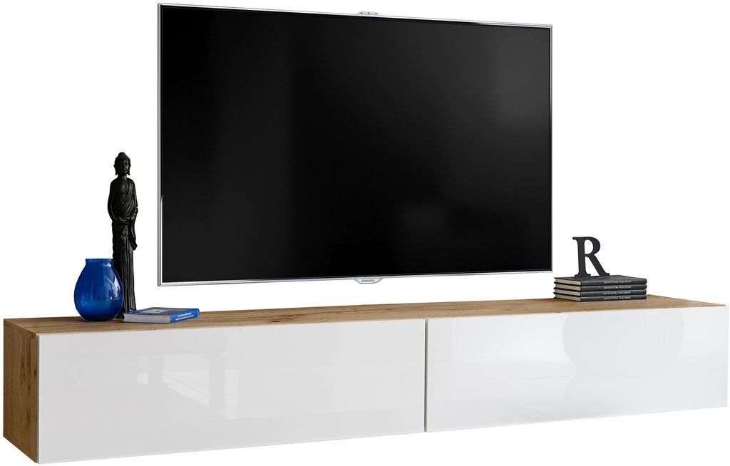 Extreme Furniture T34-200 TV Skříňky | Dvě Nástěnné Skříňky Obrázek produktu 