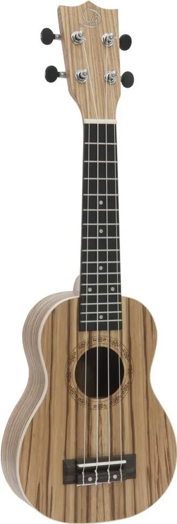 DIMAVERY UK-400 Ukulele Soprano Zebrawood 26255831 - Finition Naturelle
