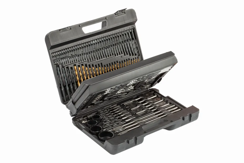 Kreator KRT012803 Jeu de forets et embouts 204 pcs pour perçage mixte