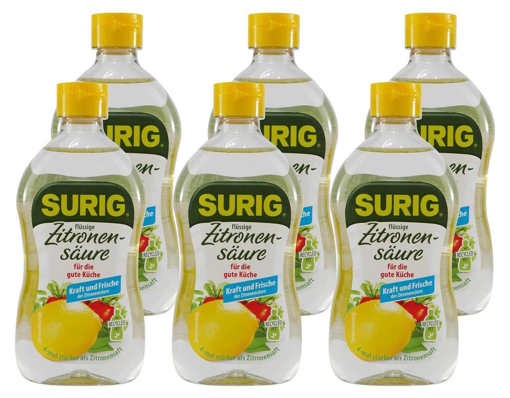 Surig Zitronen-Säure (12 x 390ml) Produktbild 
