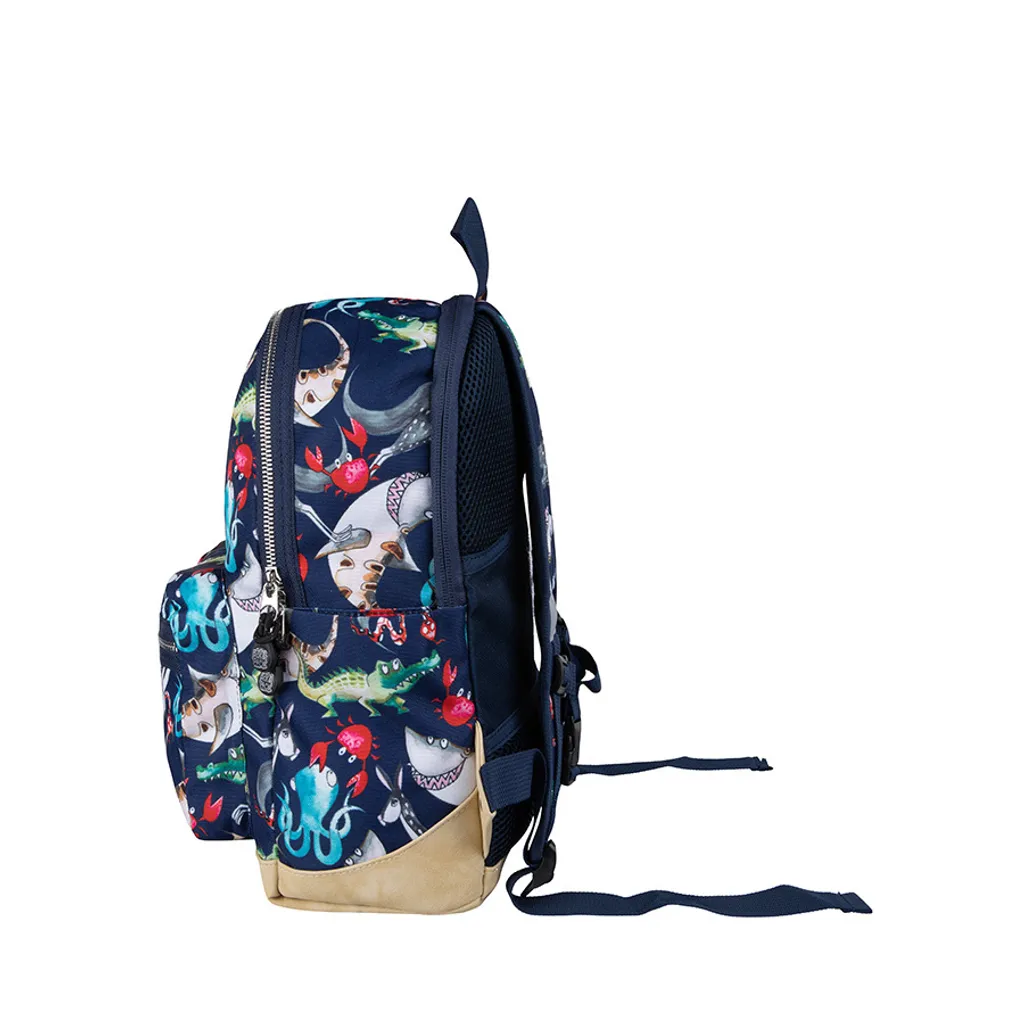 Sac à dos scolaire durable Pick & Pack 10L Navy - Polyester recyclé robuste - 6