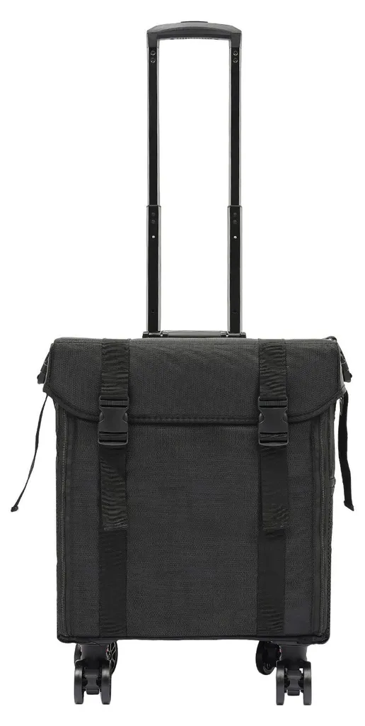 Trousse de maquillage grand format et chariot de rangement rigide