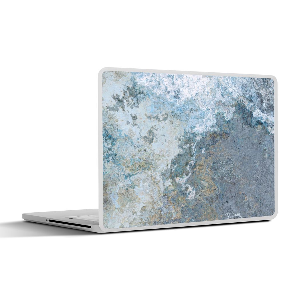 MuchoWow Laptop Aufkleber Sticker Cover Stein - Rost - Vintage 32.5x23.5 cm - Sticker für Laptop - Selbstklebend