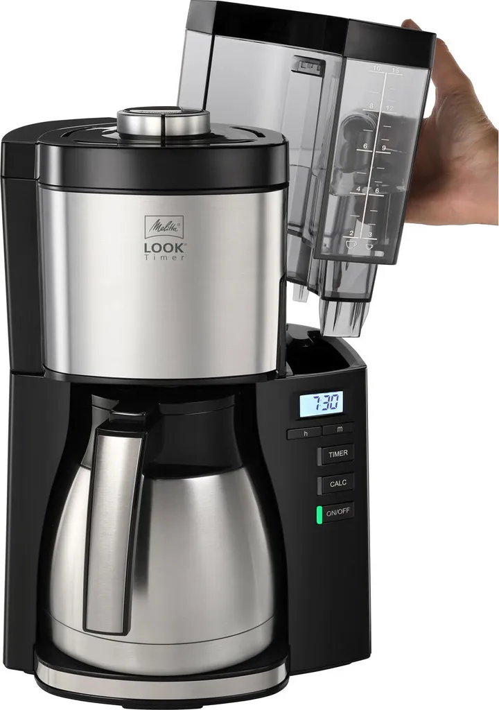 Melitta 1025-18 Look Therm Timer Cafetière Programmable avec Isotherme