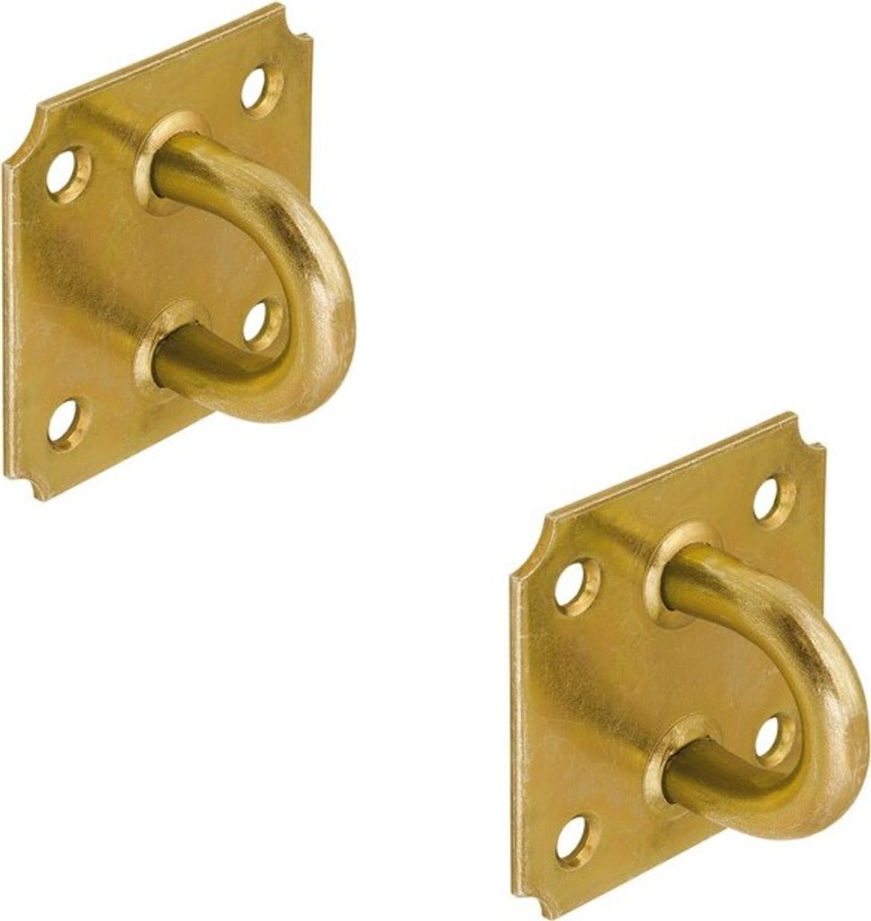 DMX - Bolzen Bolzenriegel Halter - Zink galvanisiert gelb - SP