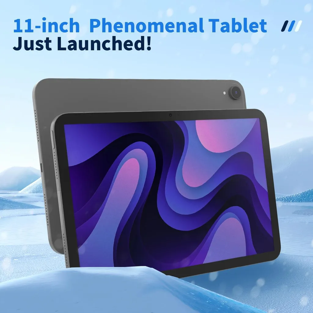 Tablette PAD11 Octa-core 14Go RAM Écran IPS 27,8 cm Android 15 Noir 4G