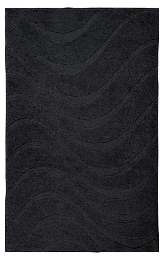 Badematte Ocean Touch 425 Schwarz 40x60 cm – Weich & Saugstark