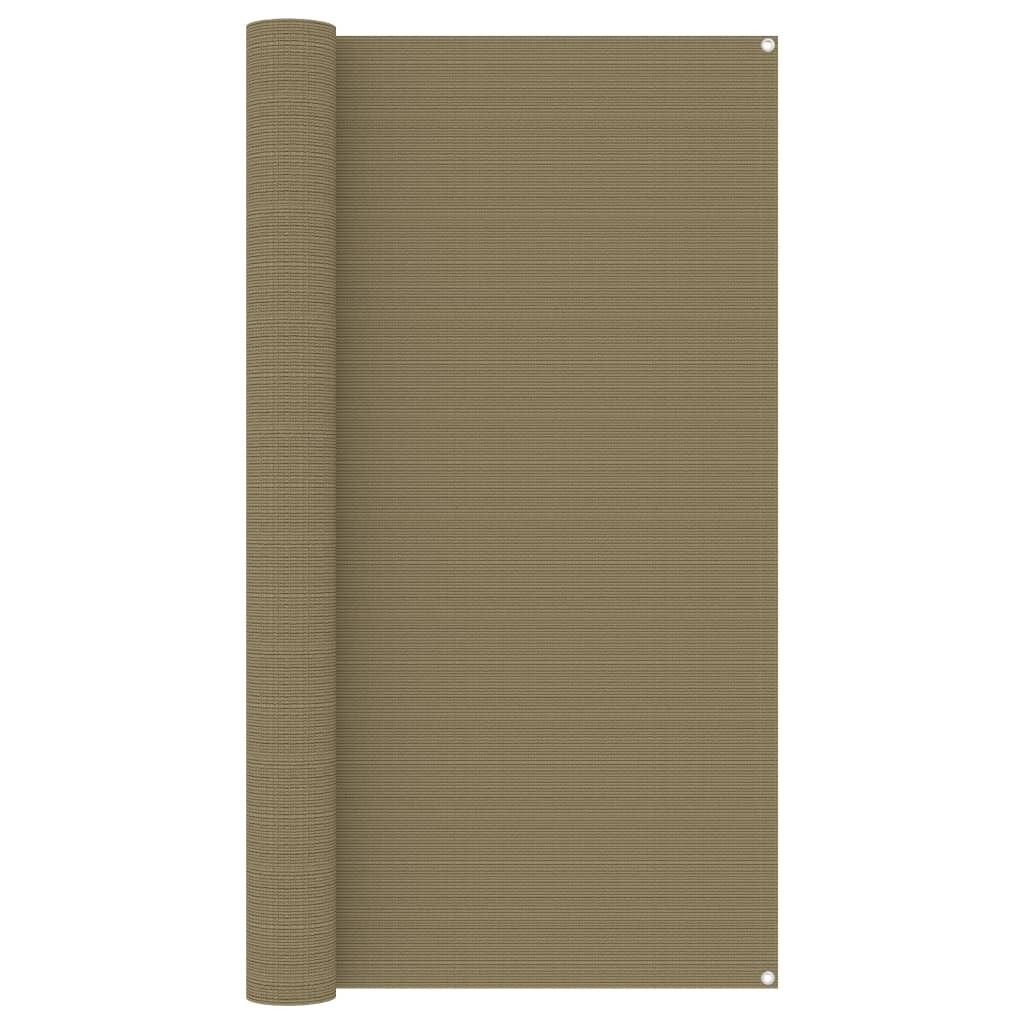 Möbel Zeltteppich 200x400 cm Taupe - Campingzelte 310738