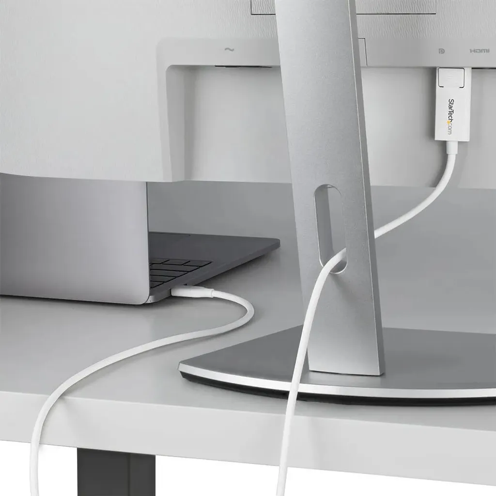 StarTech.com CDP2DP2MBW Câble USB-C vers DisplayPort 1.9m Blanc 4K 60Hz