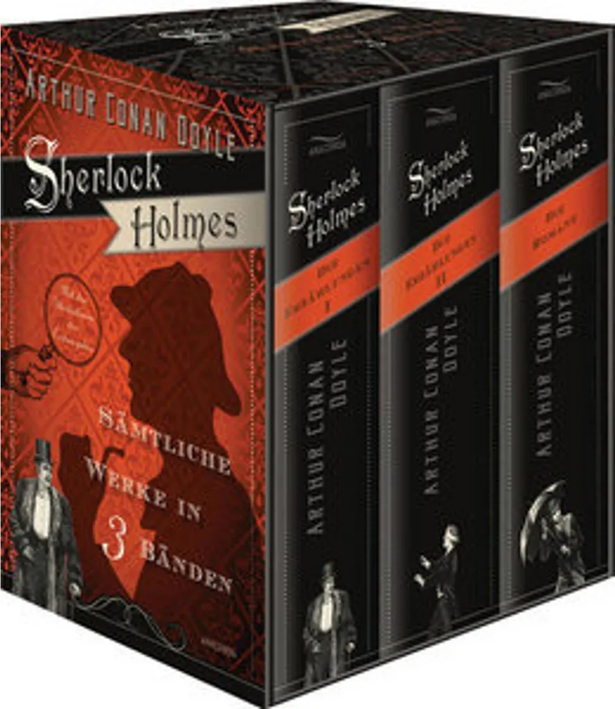 Coffret Littérature Policière Sherlock Holmes Intégrale de 3 Livres