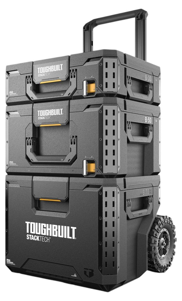 Toughbuilt STACKTECH TB-B1S3-B-70R Werkzeugkisten Set mit Produktbild 