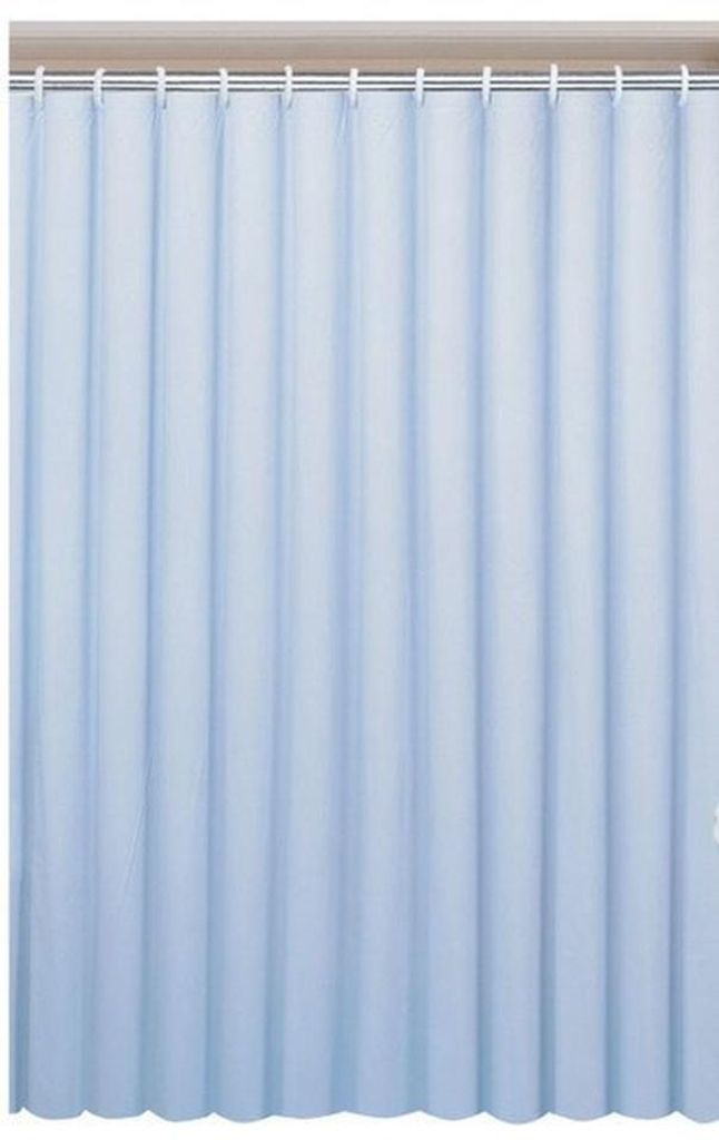 Aqualine Duschvorhang 180x200cm, blau