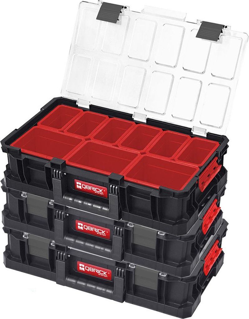 SET MIT 3 Qbrick System TWO Organizer Plus Polycarbonatr Polyamid-Verschlüsse