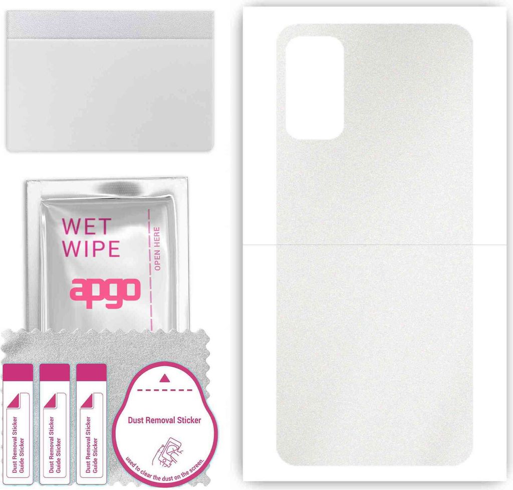 apgo Rückseite Schutzfolie, Skin, kompatibel mit Xiaomi Poco M3 Pro 5G, Hinten Displayschutzfolie aus Vinylfolie, kratzfest, einfache Montage - Ma...