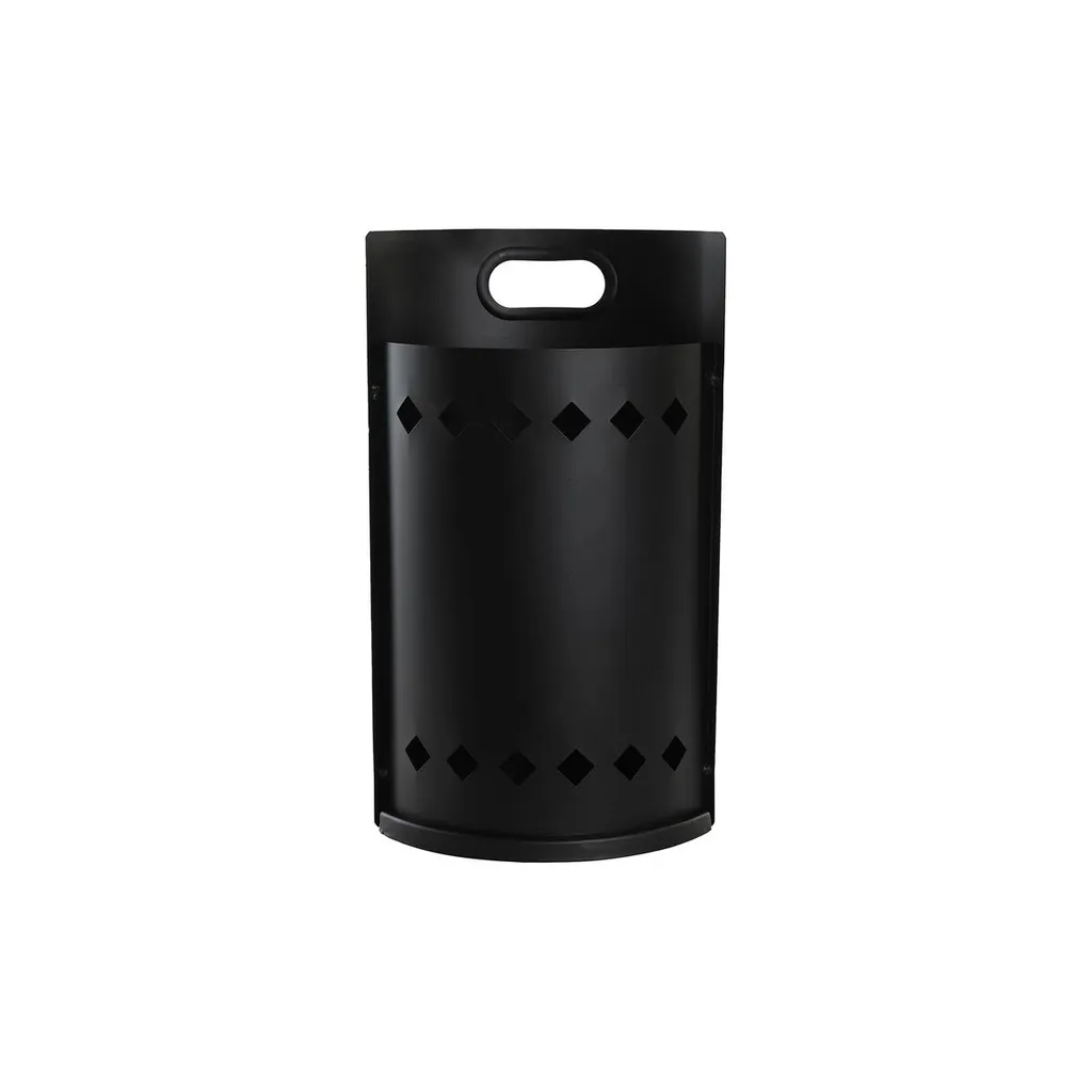 Kit outils de cheminée design en inox brossé avec support stable - 2