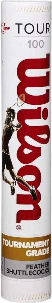 Wilson Tour Shuttle 76 Badmintonbälle Durchsichtig Durchsichtig One Size