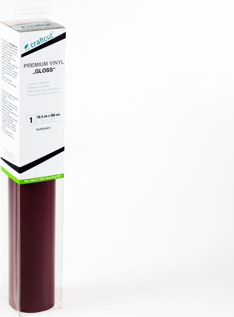 craftcut G28 Plotterfolie glänzend BURGUNDY 30,5 x 300 cm