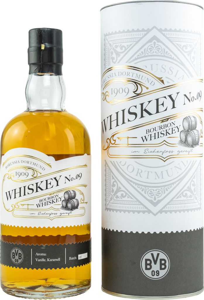 Whiskey No.09 - Bourbon Whiskey - BVB Fanartikel 0,5l Produktbild 