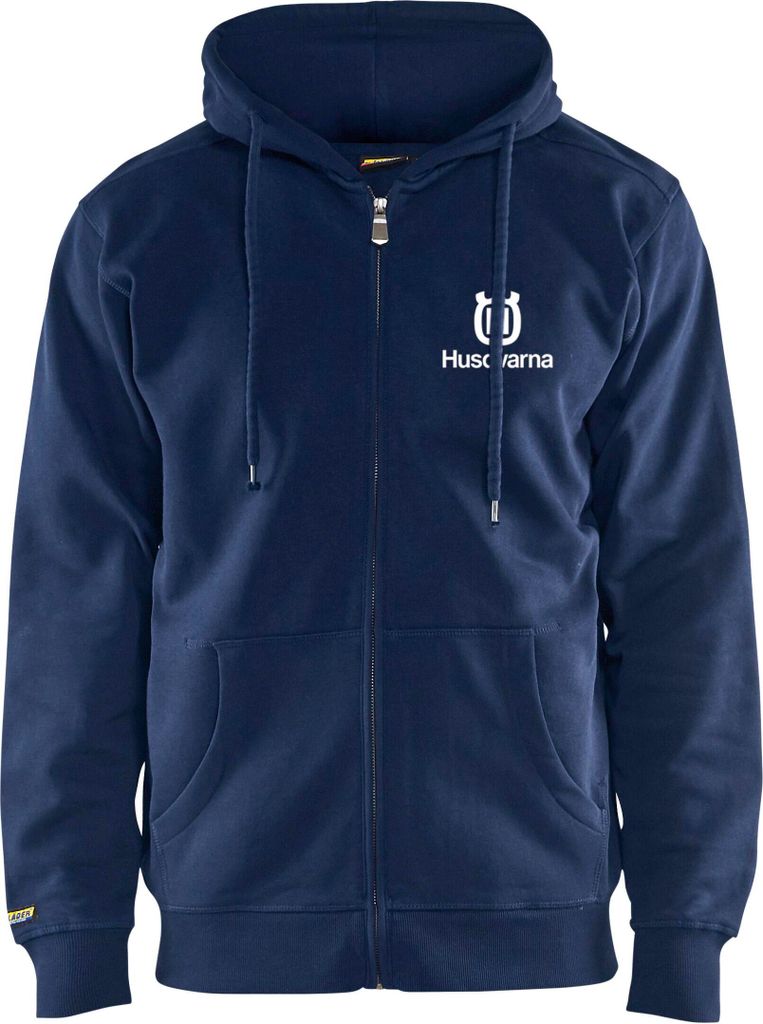 Blakläder Sweatshirt mit Kapuze und Reißverschluss 3366 1048 in div. Farben, Farbe:marineblau, Größe:XL