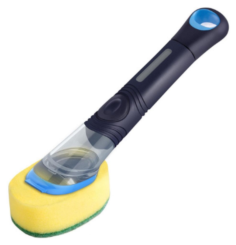 Zeepdoseerborstel - Spons met scrubber Productafbeelding 