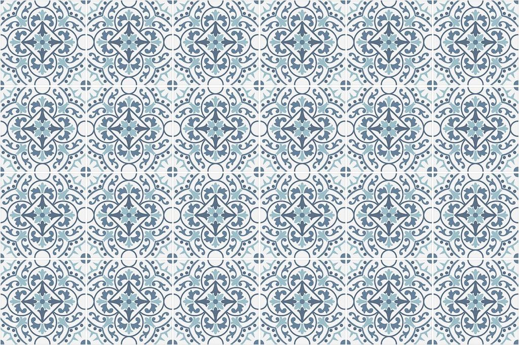 Fliesenaufkleber 10×10 cm – 24 Stück – Selbstklebend – Wasserfest – Pflegeleicht – Hitzebeständig – Für Küche & Bad – Florale Or...