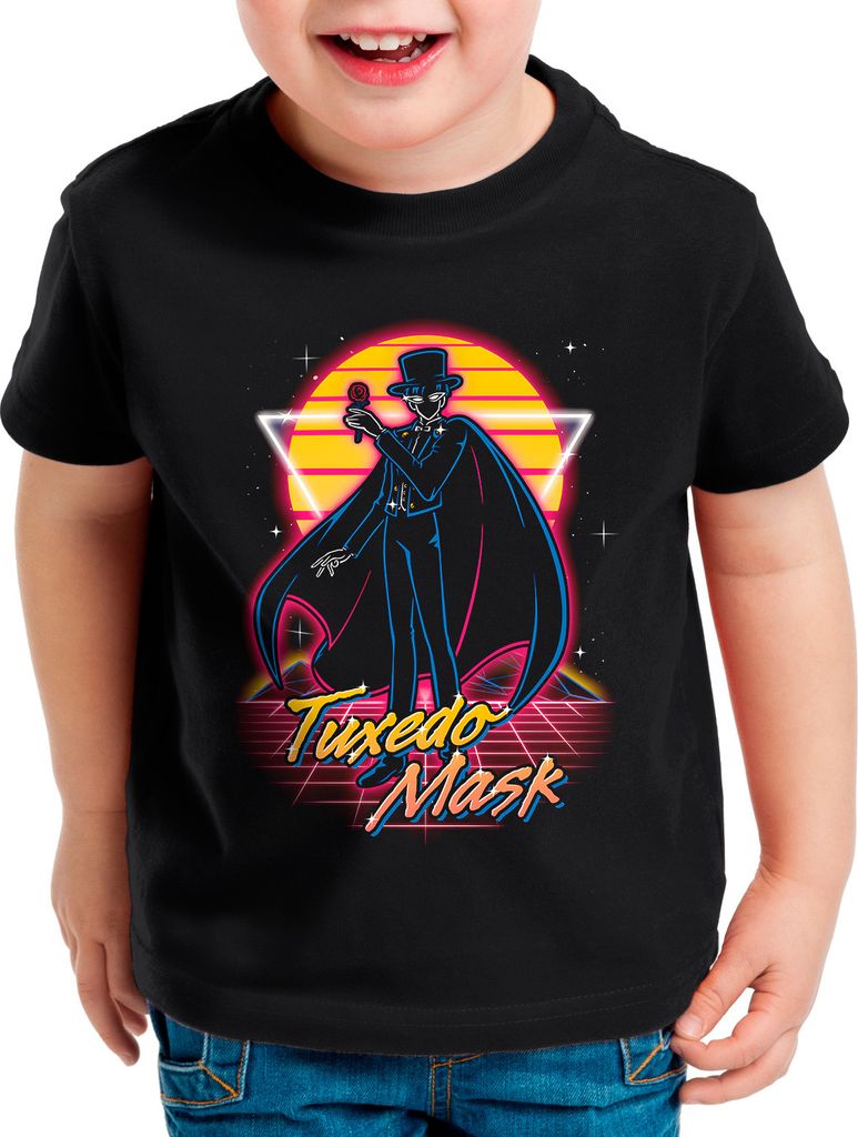 BaumwolleCloud Tuxedo Mask Kinder T-Shirt anime manga cosplay crystal