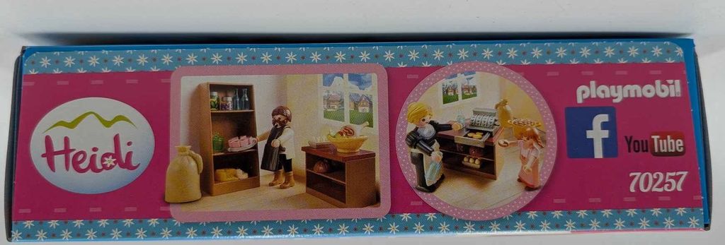 PLAYMOBIL 70257 Heidi Dorfladen – Spielset Mit Familie Keller, Kasse & Lebensmitteln, Ab 4 Jahren
