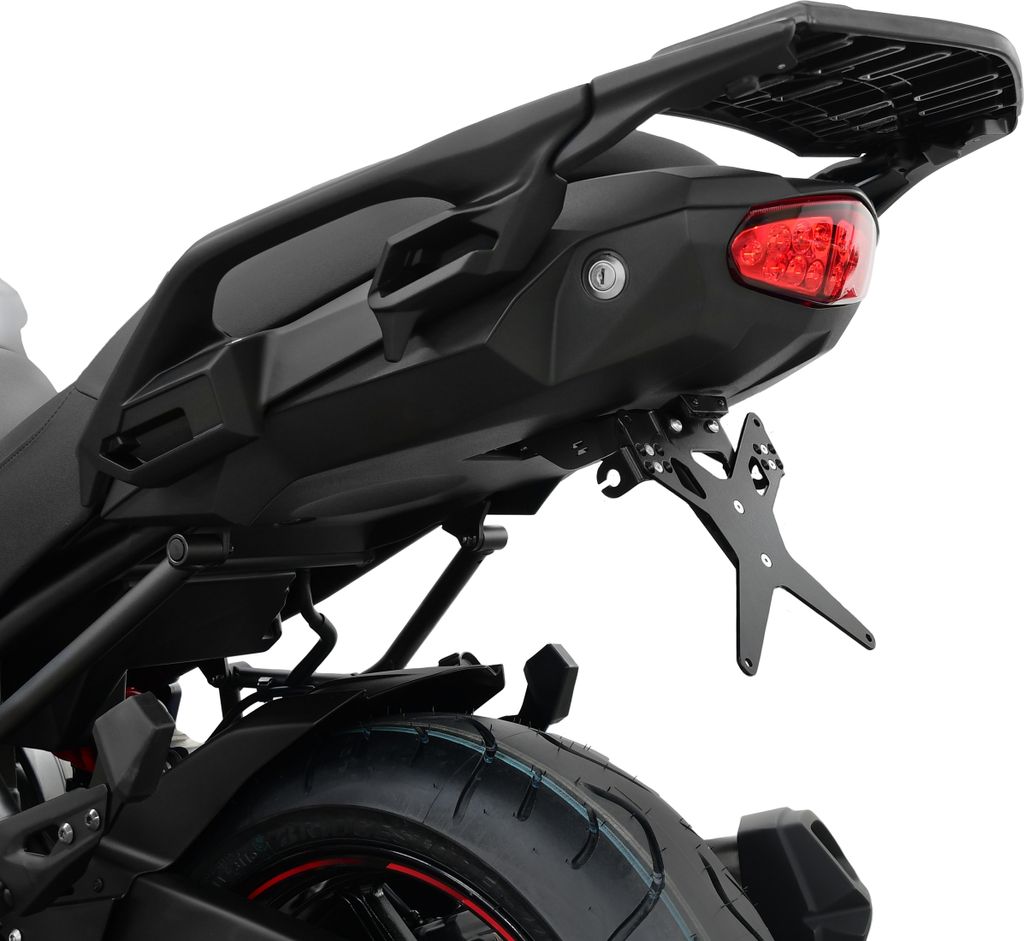 ZIEGER X-Line Kennzeichenhalter kompatibel mit Kawasaki Versys 1000 BJ 2017-18