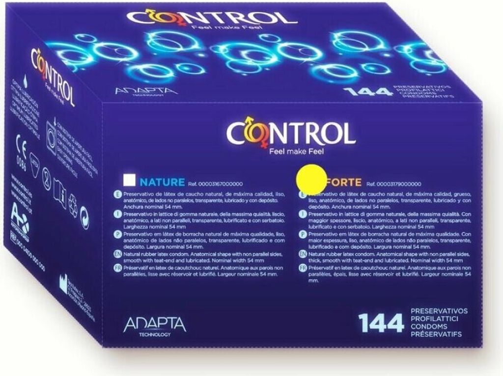 CONTROL NATURE FORTE Ergonomische Kondome 144 Stück