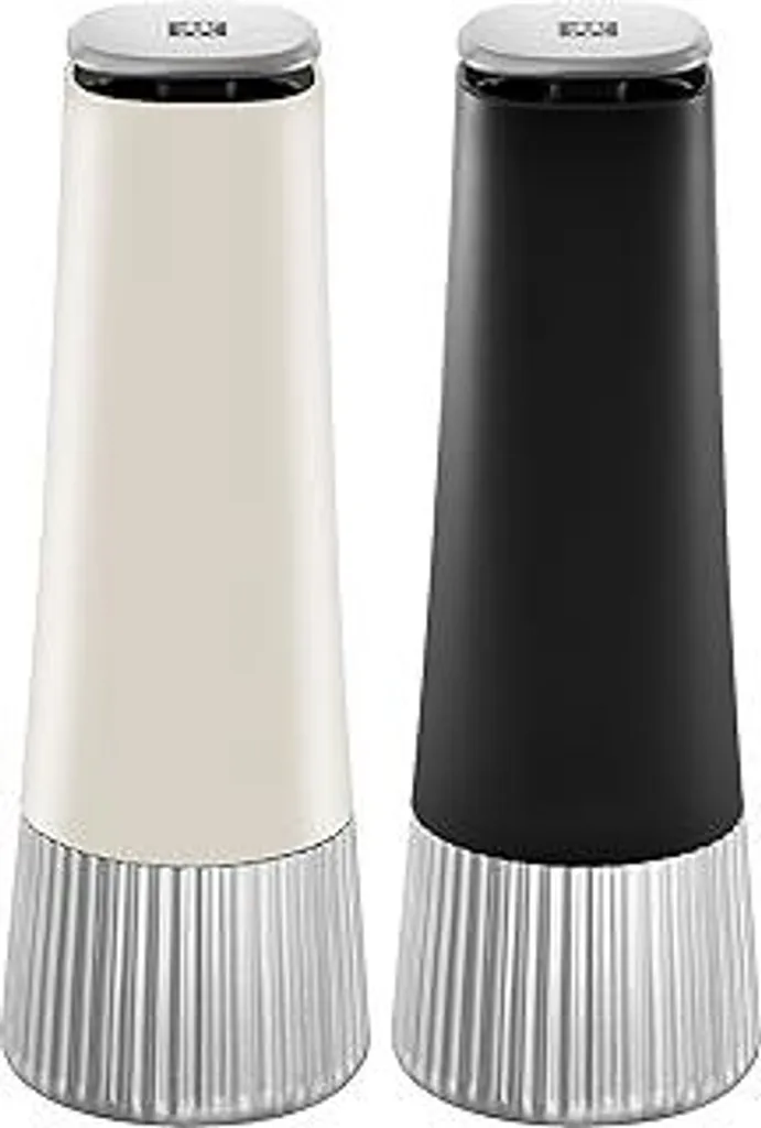 Set Macinaspezie Spices per Casa - Macina in Vetroceramica Beige e Nero