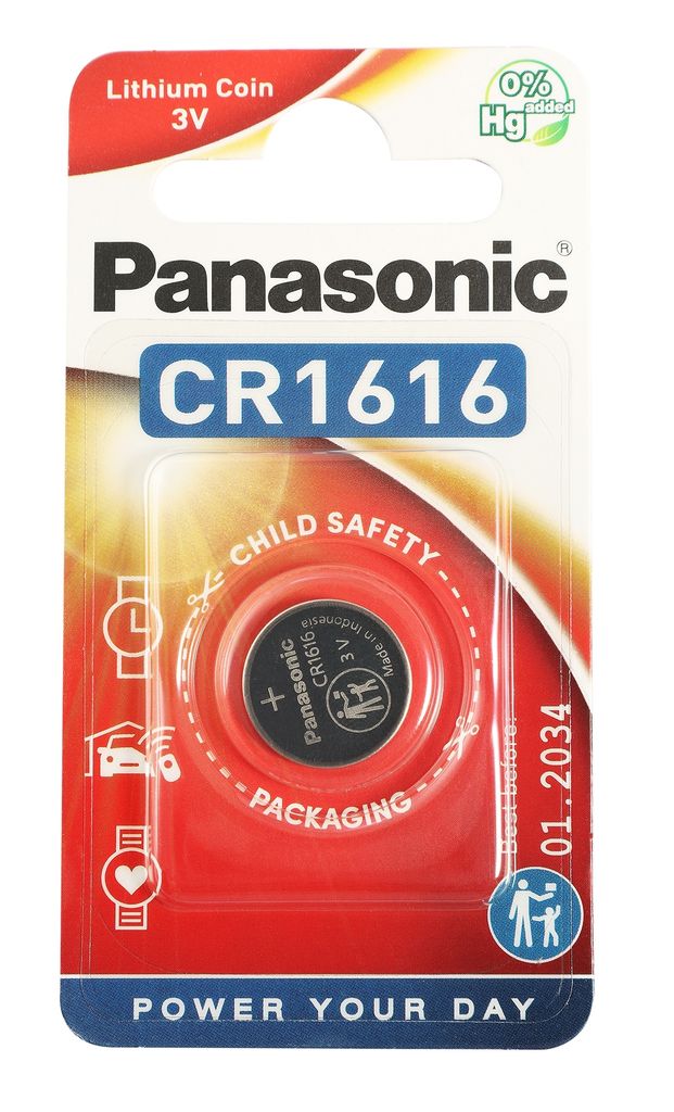 Panasonic CR-1616EL/1B, Einwegbatterie, CR1616, Lithium, 3 Produktbild 