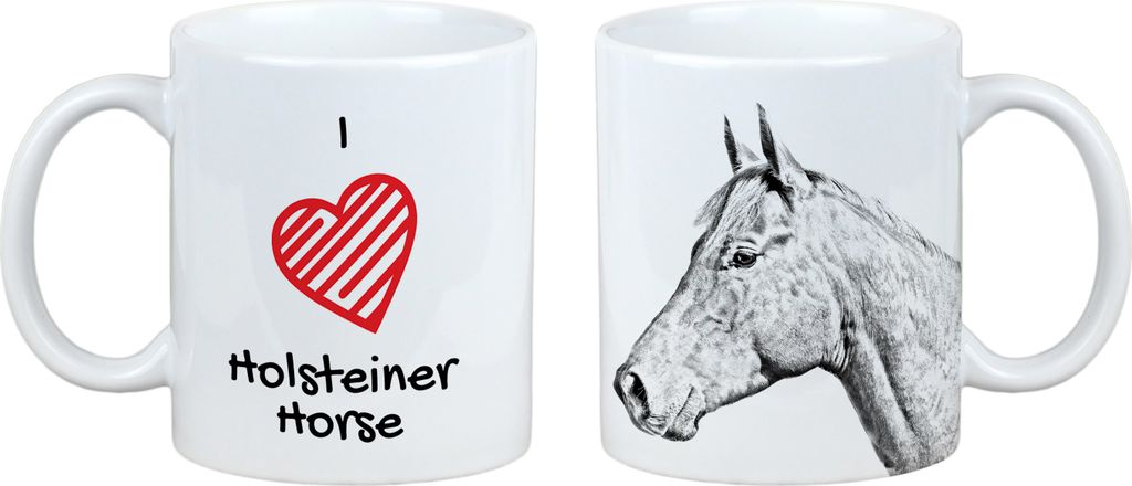 Holsteiner Pferd - Tasse mit Pferd, niedliche Tasse mit Grafik, Geschenk mit Ihrem Foto von der Marke Art-Dog
