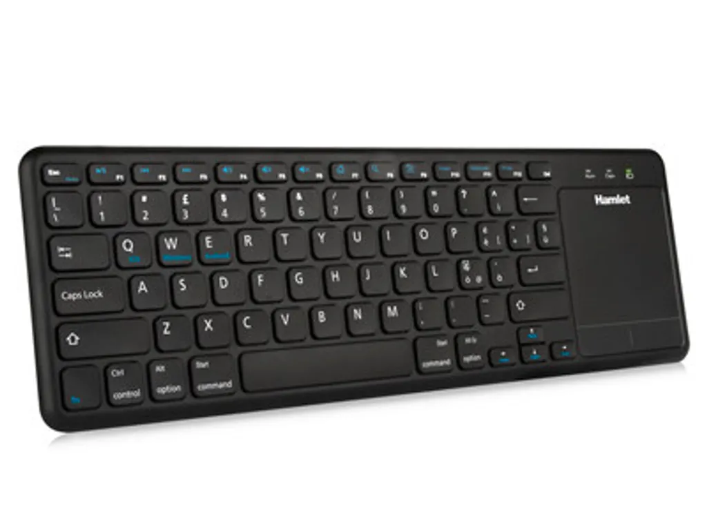 Clavier azerty italien avec touchpad intégré et connexion sans fil