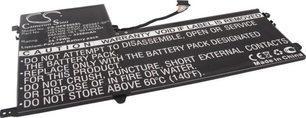Batteria per HP ElitePad 900 G1 TECHTEK AT02025XL 685368-1B1 Sicura