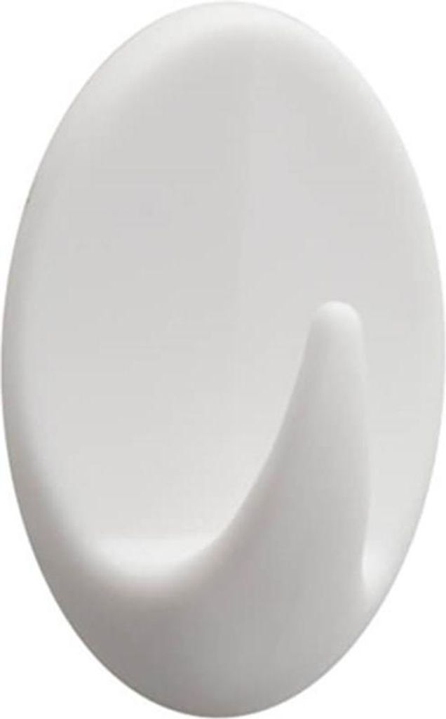 Tigerhaken oval s weiß 6 Stück