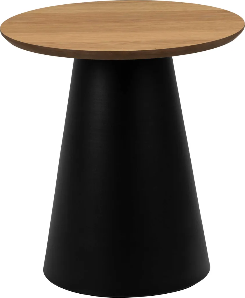 Table basse Soli Ø45cm chêne clair - Finition soignée et style minimaliste