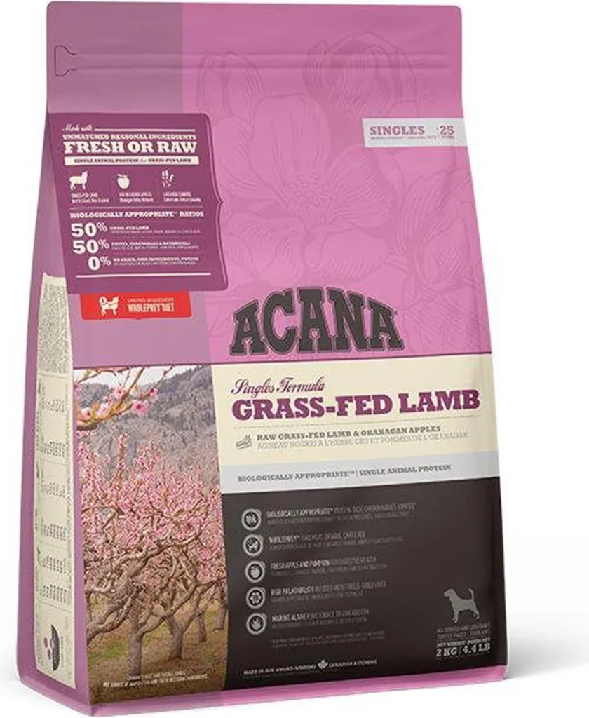 Nourriture pour chien Acana Agneau Grass-Fed - Alimentation Saine 2 kg