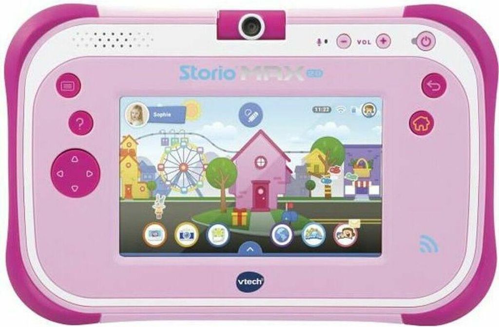 Vtech Tablet Storio Max 2.0 5 Zoll Rosa Lernspaß für Kinder Produktbild 